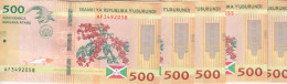 BURUNDI 500 FRANCS 2018 P 50 Lot X5 UNC Notes - Burundi