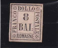 ITALIE - ROMAGNE - 1859 - 8 B ROSE - N° 8 - NEUF SANS GOMME - Romagne