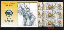 Slovakia 2000 ** Postage Stamp Day - 50 Years Of POFIS  ** Michel SK 383  ** CTO ** Slowakei ** Full Booklet - Otros & Sin Clasificación