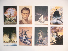 Lot De 8 Cartes à Collectionner Illustrateur FRAZETTA - Altri & Non Classificati