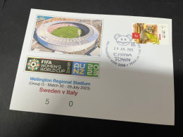 23-2-2024 (1 Y 4) 5 Covers - FIFA Women's Football World Cup 2023 - Sweden Matches - Autres & Non Classés