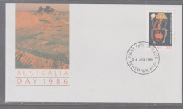 Australia 1986 Australia Day First Day Cover - Perth - Lettres & Documents