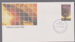 Australia 1986 Halley's Comet First Day Cover - Goulburn NSW 2580 - Cartas & Documentos