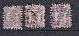 Finland 1866 Laid Paper 5P Type I/II/III CV $760 Used 15942 - Used Stamps