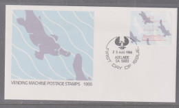 Australia 1986 Platypus FRAMA First Day Cover - Adelaide SA - Lettres & Documents