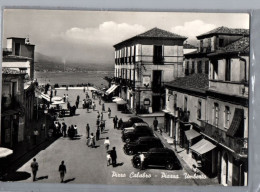 CARTOLINA  PIZZO CALABRO PIAZZA UMBERTO ANIMATA - Vibo Valentia