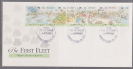 Australia 1987 - First Fleet - Rio De Janeiro First Day Cover - Morphettvale SA - Brieven En Documenten