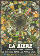 Affiche Publicitaire Métallique - La Bière ... La Raison  ... Frais Du Site Déduits - Affiches