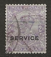 Timbre Inde Le Roi George V 1913 Yvt 57 - Dienstzegels