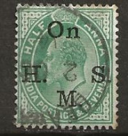 Timbre Inde Service Le Roi George VII 1903 - Dienstzegels