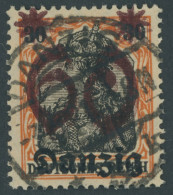 FREIE STADT DANZIG 19DDII O, 1920, 60 Auf 30 Pf., Doppelaufdruck, Pracht, Gepr. Gruber Und Infla, Mi. 200.- - Sonstige & Ohne Zuordnung