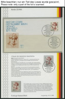 JAHRGÄNGE 772-829,o, BRIEF, 1987/8, 2 Komplette Jahrgänge Auf Ersttags-Sammelblättern (postfrisch, Gestempelt Und FDC),  - Autres & Non Classés