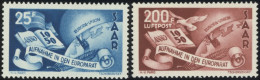 SAARLAND 297/8 , 1950, Europarat, Postfrisch, Pracht, Mi. 230.- - Andere & Zonder Classificatie