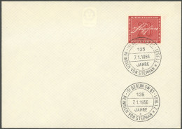 BUNDESREPUBLIK 227 BRIEF, 1956, 20 Pf. Stephan Auf Umschlag Mit Ersttagsstempel BERLIN SW 61, Pracht, Mi. 350.- - Sonstige & Ohne Zuordnung