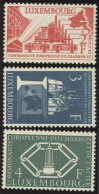 LUXEMBURG 552-54 , 1956, Montanunion, Postfrischer Prachtsatz, Mi. 60.- - Autres & Non Classés