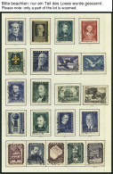 SAMMLUNGEN O, 1946-59, Kleiner Sammlungsteil, Meist Pracht, Mi. Ca. 350.- - Collections