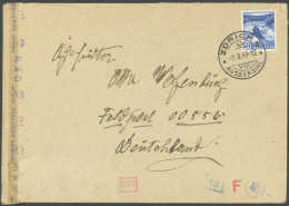 MILITÄRFELDPOST 1944, Feldpostbrief Mit FP-Nummer 00556, Gebirgsjäger Regiment, Mit Inhalt Und Zensur, Pracht - Andere & Zonder Classificatie