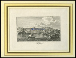ALGERIEN: Algier, Gesamtansicht, Kupferstich Von Blaschke Um 1830 - Lithografieën