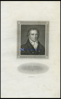 F.L.G. V. Stolberg, Stahlstich Von B.I. Um 1840 - Lithographies