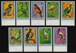 Burundi 1979 - Mi-Nr. 1505-1513 ** - MNH - Vögel / Birds - Ungebraucht