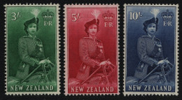 Neuseeland 1953 - Mi-Nr. Ex 332-345 ** - MNH - Höchstwerte 3-10 Sh - Ungebraucht