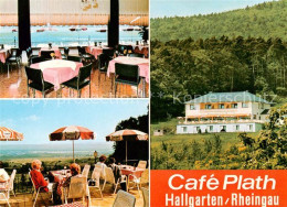 73844227 Hallgarten Rheingau Cafe Plath Hotel Garni Gaststube Terrasse Hallgarte - Oestrich-Winkel