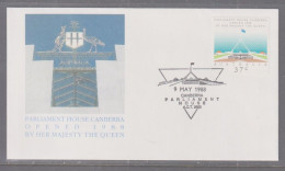 Australia 1988 Parliament House FDC APM20120 - Lettres & Documents