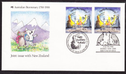 Australia 1988 Joint Issue With NZ Both FDC APM20320 - Lettres & Documents