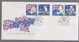 Australia 1988 Joint Issue UK FDC APM20311 Perth - Brieven En Documenten