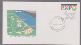 Australia 1988 World Expo Brisbane FDC Broome WA - Lettres & Documents