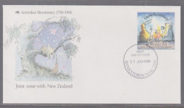 Australia 1988 Joint Issue With NZ FDC  Bankstown NSW - Covers & Documents
