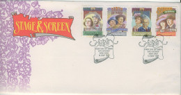 Australia 1989 Stage & Screen FDC APM21390 - Lettres & Documents