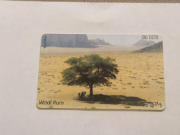 JORDAN-(JO-ALO-0014B)-Wadi Rum-(108)-(1000-512770)-(1JD)-(4/2000)-used Card+1card Prepiad Free - Jordan