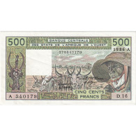 Communauté économique Des États De L'Afrique De L'Ouest, 500 Francs, 1986 - États D'Afrique De L'Ouest