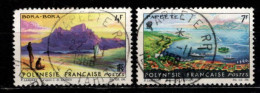 - POLYNESIE FRANCAISE - 1964 - YT N°31 / 32 - Oblitérés - Paysages - Beaux Cachets - Oblitérés