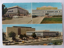 Schwedt/Oder, Warenhaus, Krankenhaus, Hotel, DDR, 1977 - Schwedt