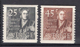 T1231 - SUEDE SWEDEN Yv N°364/65 * - Unused Stamps