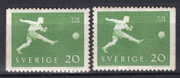 T1239 - SUEDE SWEDEN Yv N°430a ** Football - Neufs