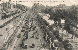 FRANCE - Paris(1er Aart) - La Rue De Rivoli Et Le Jardin Des Tuileries - C M - Animé - Carte Postale Ancienne - Plätze