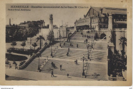 13  - MARSEILLE - Escalier Monumental De La Gare St Charles   ( Bouches Du Rhone ) - Stationsbuurt, Belle De Mai, Plombières