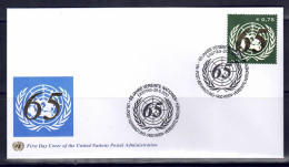 UNO Wien 2010 - 65 Jahre UNO,  FDC Mit Nr. 677 I - FDC