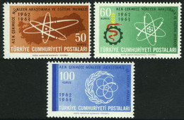 Türkiye 1963 Mi 1863-1865 MNH Nuclear Research - Neufs