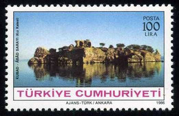 Türkiye 1986 Mi 2763 MNH Anatolian Seljuk Kubadabad Palace, Beyşehir | Ancient Cities (4th Issue) - Unused Stamps