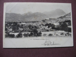 CPA 74 FAVERGES Et Le Mont Charvin CARTE PRECURSEUR ( Avant 1905 ) - Faverges