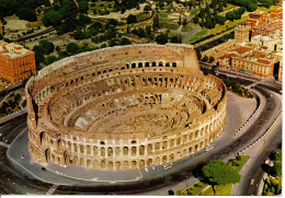 Roma Colosseo, Veduta Aerea, Annullo Speciale - Viag. 1972 - Colosseum