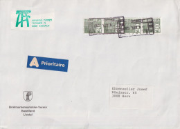 Motiv Brief  "Briefmarkensammler Verein Baselland, Liestal"  (Bahnstempel)       1993 - Lettres & Documents