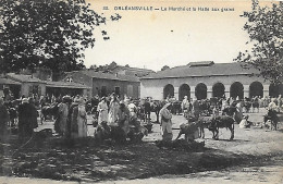 Algérie )  CHLEF   ORLEANSVILLE  - Le Marché Et La Halle Aux Grains - Chlef (Orléansville)