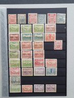 1917-1918, Local Post Przedborz, Collection Used And * Including Imperforated On 2 Stock Pages In Folder - Other & Unclassified