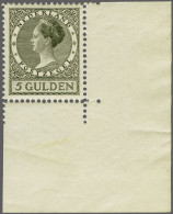 Unmounted Mint 5 Gulden Donkergrijs Met Hoekvelrand, Cat.w. 365+ - Unclassified