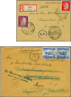 Cover , Airmail Mainly Fieldpost (approx. 30 Covers) Including 1944 Cover From Rotterdam To Concentration Camp Waffen-SS - Other & Unclassified